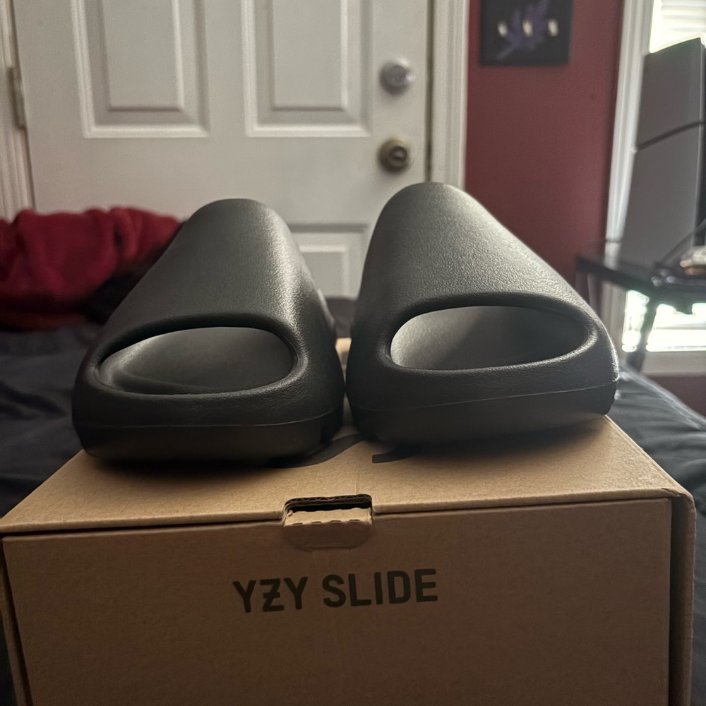 Yeezy Black Slides